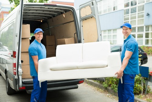 Local unpacking service helping a family settle into a new property