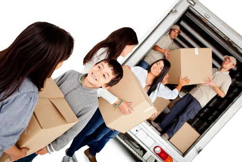 Removal team preparing a home move in Woodside Park