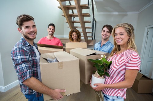 Removals van support for local homes in Woodside Park