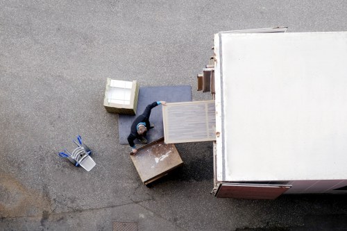 Woodside Park removals van helping with domestic and business transport