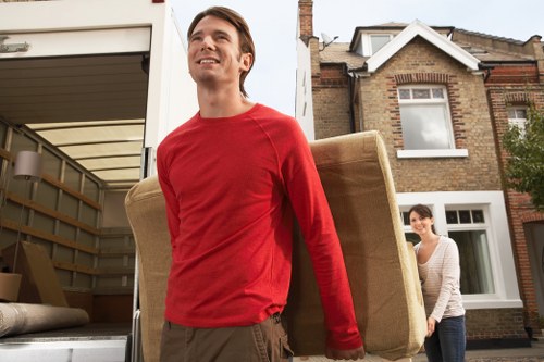 Checklist and packing materials for a house move in Woodside Park