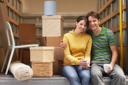 Professional removals team handling office relocation tasks